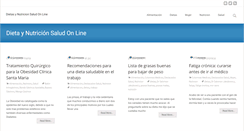 Desktop Screenshot of dietas.saludonline.cl