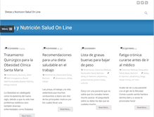 Tablet Screenshot of dietas.saludonline.cl